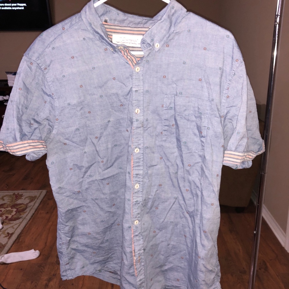 7 Diamonds short sleeve button up